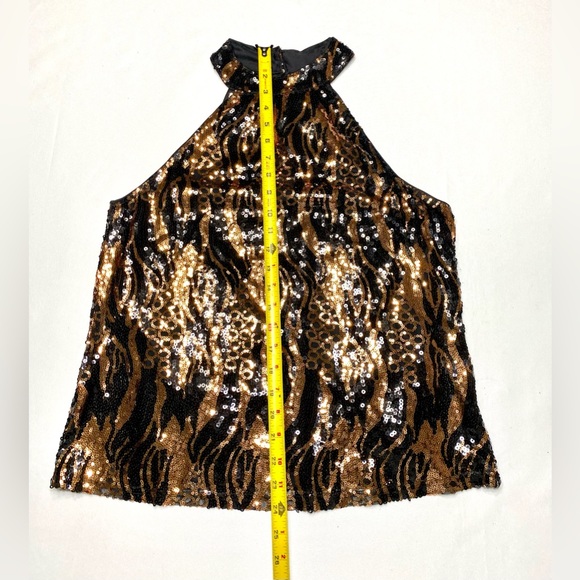 Sequinned Crop Top Sparkling Cable & Gauge - Picture 8 of 9